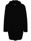 Yohji Yamamoto Cotton Coat In 黑色