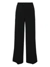 Yohji Yamamoto Front Button-fastening Trousers In Black