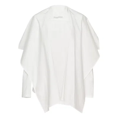 Yohji Yamamoto Front Draped Detail Jacket In Multi