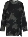 Yohji Yamamoto Front-slit Jumper In Black