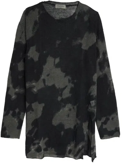 Yohji Yamamoto Front-slit Jumper In Black