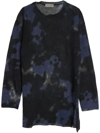 Yohji Yamamoto Front-slit Jumper In Black