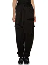 Yohji Yamamoto Women's Gabardine High Waist Trousers