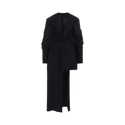 Pre-owned Yohji Yamamoto Gathered Stole D Jacket 'black' | Women's Size 1