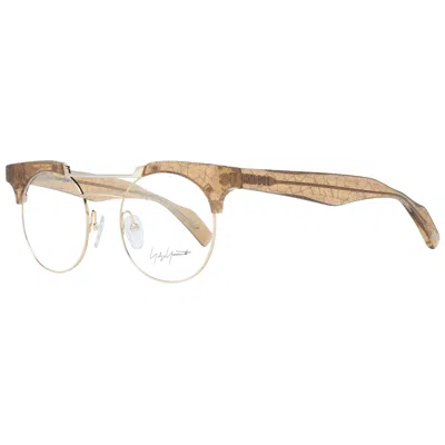 Yohji Yamamoto Gold Women Optical Frames In Neutral
