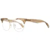 Yohji Yamamoto Gold Women Optical Frames In Gold