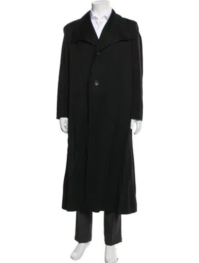 Pre-owned Yohji Yamamoto Gothic Vintage Late 1980's - Early 1990's Coat In Black