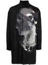 YOHJI YAMAMOTO GRAPHIC-PRINT LONG-SLEEVE SHIRT