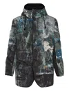 Yohji Yamamoto Graphic-print Padded Jacket In Multi