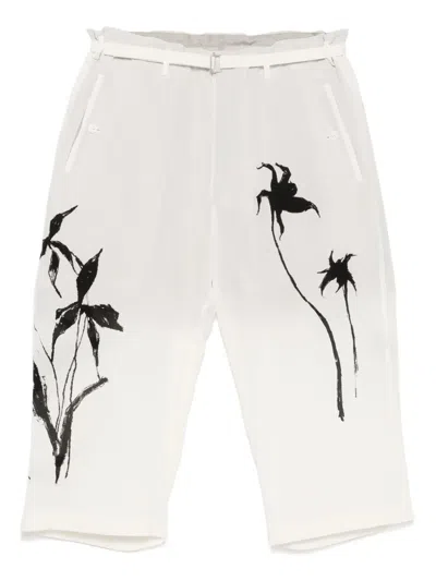 Yohji Yamamoto Graphic-print Trousers