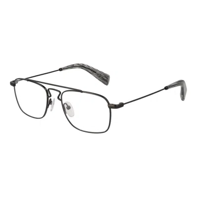 Yohji Yamamoto Yo-1035653-fbb-875 Metal Rectangle Eyeglasses In Black