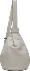 Yohji Yamamoto Gray Tuck Sling Small Bag