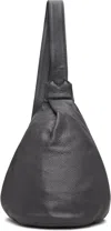 Yohji Yamamoto Gray Tuck Sling Small Bag