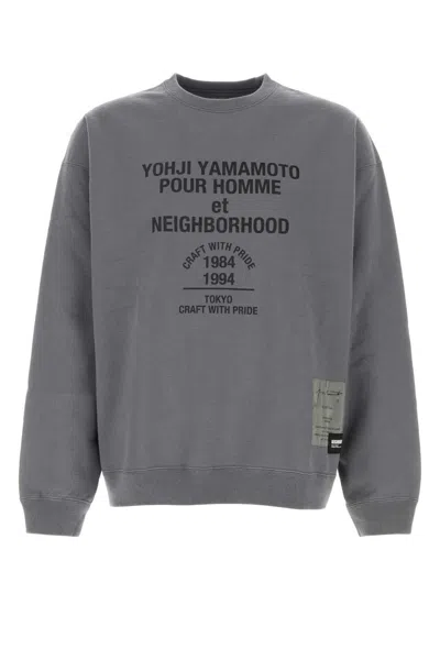 Yohji Yamamoto Grey Cotton  X Neighborhood Sweatshirt