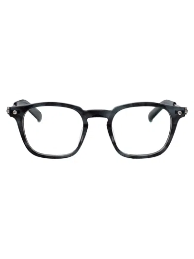 Yohji Yamamoto Grey Pattern Acetate+metal Glasses