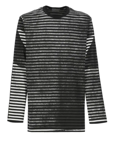 Yohji Yamamoto Grey Pour Homme Cotton Jumper