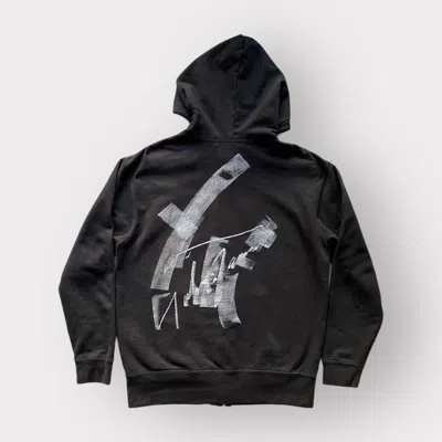 Pre-owned Yohji Yamamoto Ground Y Hoodie In Black