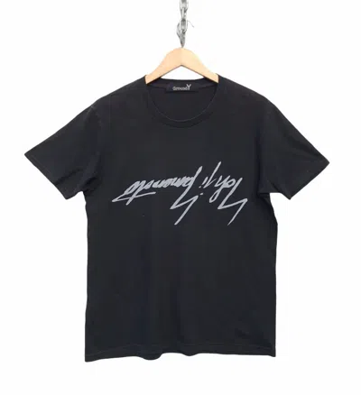 Pre-owned Yohji Yamamoto Ground Y Spellout Tee Ys Spellout Shirt