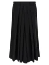 Yohji Yamamoto Pleated Trousers With Button And Belt Loops In Black