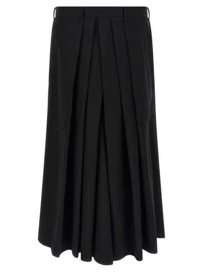 YOHJI YAMAMOTO HAKAMA PANTS BLACK