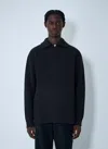 Yohji Yamamoto Half-zip Sweater In Black