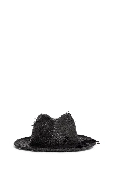 Yohji Yamamoto Cappello Pieghevole In Black
