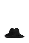 Yohji Yamamoto Soft Wool Hat In Black