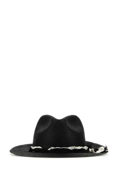 Yohji Yamamoto Fedora Hat In Black