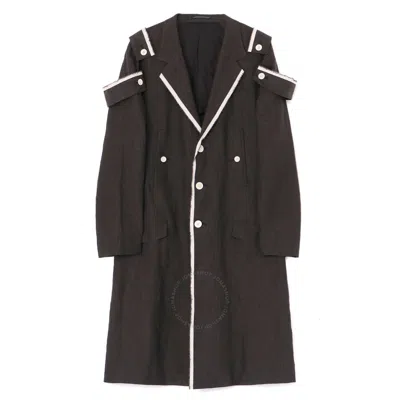 YOHJI YAMAMOTO YOHJI YAMAMOTO HEMP CLOTH K-SHOULDER EPAULET LONG J