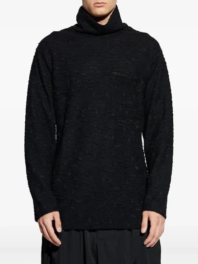 Yohji Yamamoto High-neck Jumper In Black