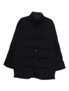 Yohji Yamamoto High-neck Padded Jacket In Black