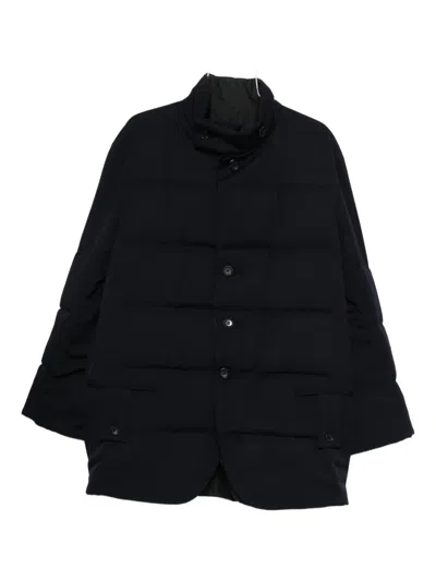 Yohji Yamamoto High-neck Padded Jacket In Black