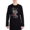 Yohji Yamamoto Homme Pt Long Sleeve Tee, Brand Size 3 (medium) In Black