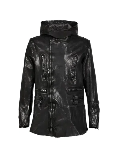 Yohji Yamamoto Hooded Jacket In Black