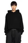 Yohji Yamamoto Hooded Long Sleeve Top In Black