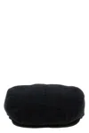 Yohji Yamamoto Quilted Soft Structured Hunting Headwear In Black