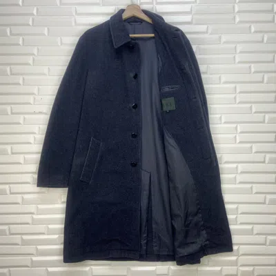 Pre-owned Yohji Yamamoto Iconicaar  Signature Wool Overcoat In Gray