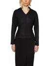 Yohji Yamamoto Irregular Wool Jacket In Black