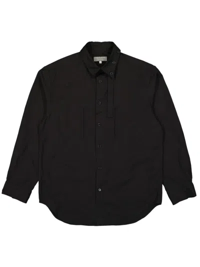 Yohji Yamamoto J-chain Stitch Shirt In Black