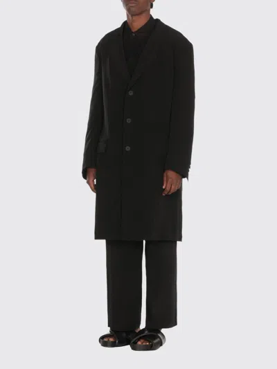 YOHJI YAMAMOTO COAT YOHJI YAMAMOTO MEN COLOR BLACK,H01533002