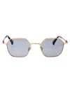 Yohji Yamamoto Japan Gold Titanium Sunglasses In Blue