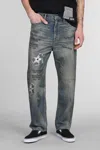 Yohji Yamamoto Blue Neighborhood Edition Savage Denim Dp Basic Jeans In Blue