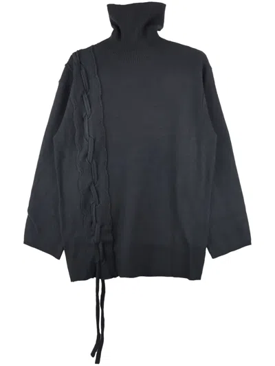 Yohji Yamamoto Jersey Sweatshirt In Black
