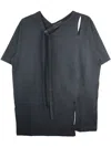 Yohji Yamamoto Jersey T-shirt In ブラック