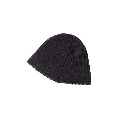 Pre-owned Yohji Yamamoto Knit Stitch Hat 'black' | Men's Size Onesize