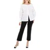 Yohji Yamamoto Ladies Black Left-front Tucked Pants In Black