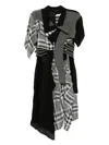 Yohji Yamamoto Layered Coat In 黑色