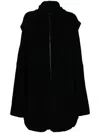 Yohji Yamamoto Layered-design Cardigan In Black