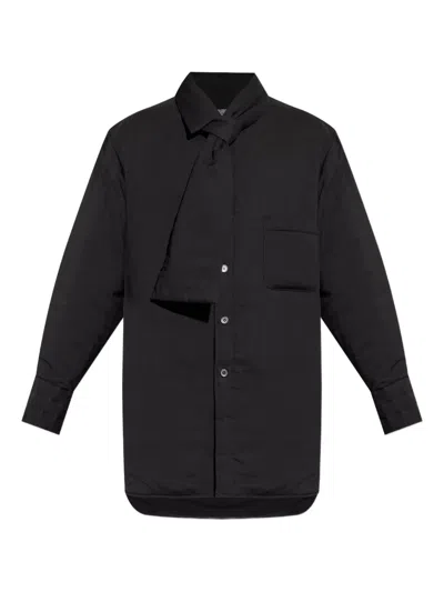 Yohji Yamamoto Layered Pocket Shirt In Black