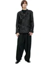 Yohji Yamamoto Leather Jacket With Buttons